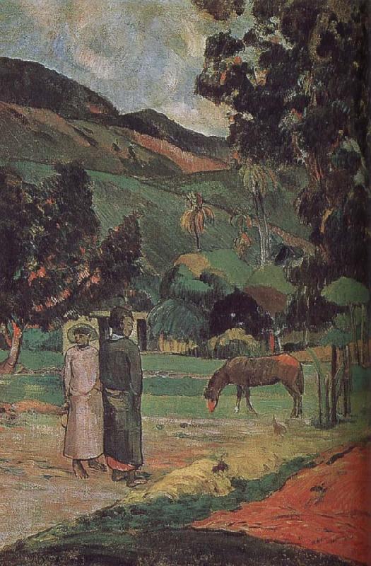 Paul Gauguin Ma and scenery Sweden oil painting art